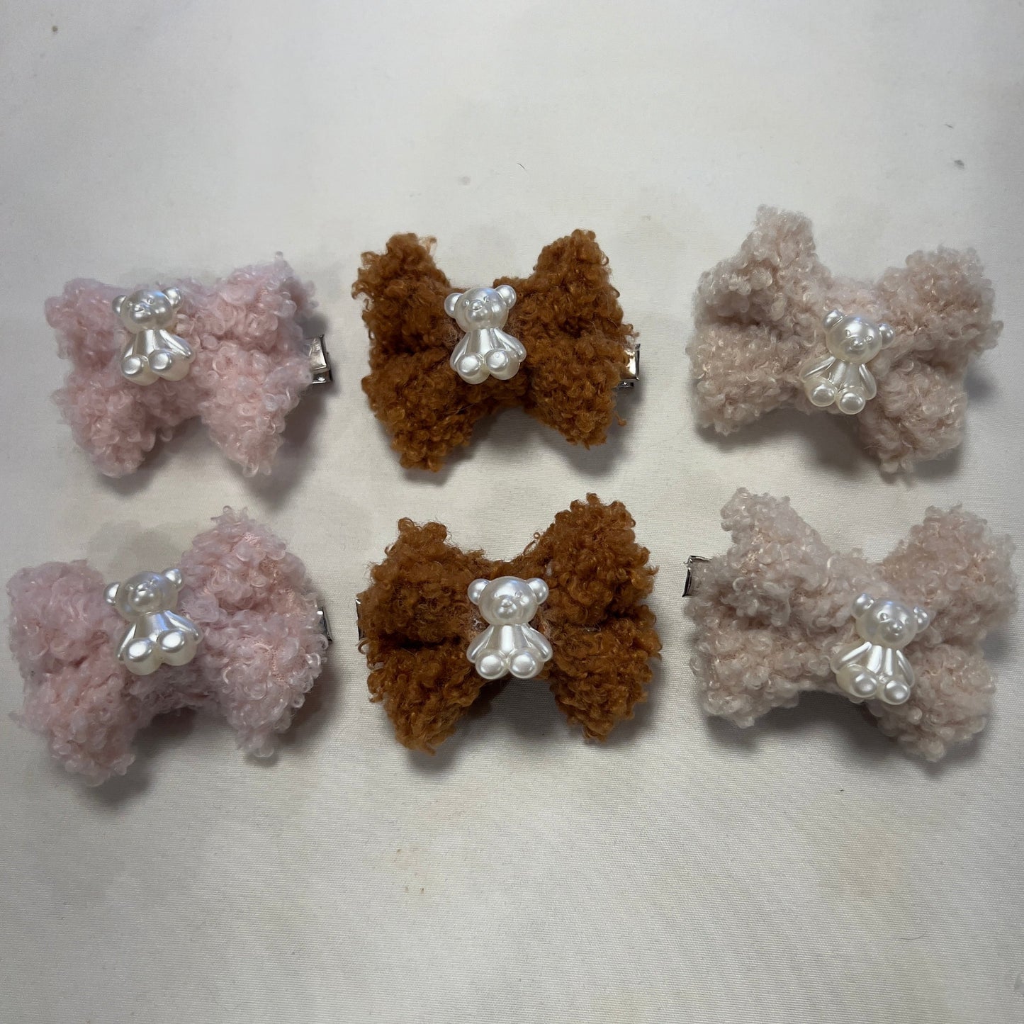 Baby Bear Bow Clips