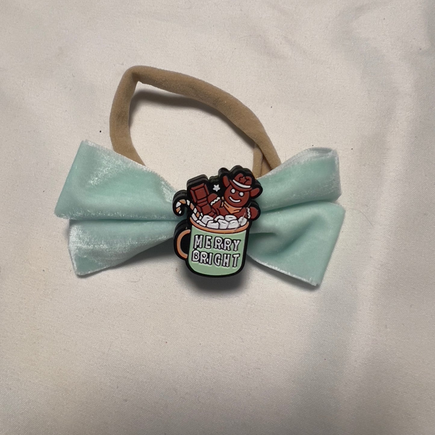 Hot Cocoa Season Bow Band