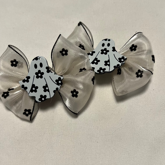 Fa-BOO-lous Ghoul Bow Clips