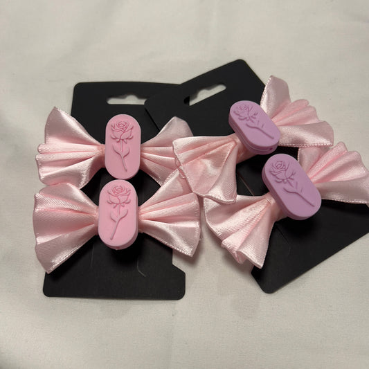 Mini Bloom Pink Bow Set